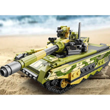 Load image into Gallery viewer, 429PCS Military WW2 T-90M Main Battle Tank Figure Model Toy Building Block Brick Gift Kids