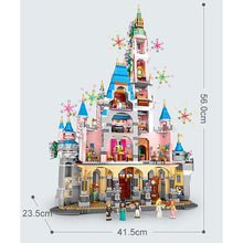 Load image into Gallery viewer, 5427PCS MOC Micro Mini Girl Fairy Tales Princess Prince Romantic Dream Castle Palace Figure Model Toy Large Building Block Brick Gift Kids