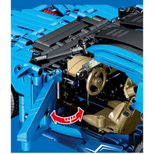 Load image into Gallery viewer, 1555PCS MOC Technic Speed Blue Veyron Super Racing Sports Car Model Toy Building Block Brick Gift Kids Compatible Lego