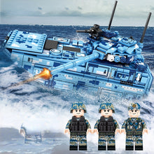 Load image into Gallery viewer, 644PCS MOC Military ZTD-05 AAV Amphibious Assault Vehicle Figure Model Toy Building Block Brick Gift Kids