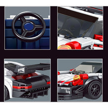 Load image into Gallery viewer, 349PCS MOC Technic RSR Racing Sports Car Model Toy Building Block Brick Gift Kids Compatible Lego With Display Box