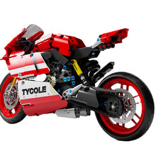 Load image into Gallery viewer, 729PCS MOC Technic Ducati V4 Motorcycle Motor Bike Model Toy Building Block Brick Gift Kids