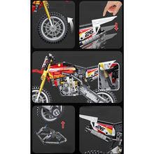 Load image into Gallery viewer, 735PCS MOC Technic Yamaha YZ450 KTM Motorcycle Motor Bike Model Toy Building Block Brick Gift Kids