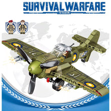 Load image into Gallery viewer, 302PCS MOC Military WW2 Spitfire Air Fighter UK Figure Model Toy Building Block Brick Gift Kids