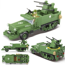 Load image into Gallery viewer, 518PCS Military M16 MGMC Air Defense Vehicle Truck Building Block Brick Figure Toy Gift Set Kids New