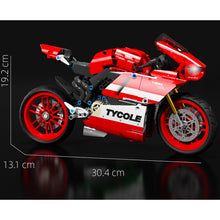 Load image into Gallery viewer, 729PCS MOC Technic Ducati V4 Motorcycle Motor Bike Model Toy Building Block Brick Gift Kids
