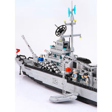 Load image into Gallery viewer, 1560PCS Military WW2 6in1 Large Guided Missile Destroyer Figure Model Toy Building Block Brick Gift Kids Compatible Lego