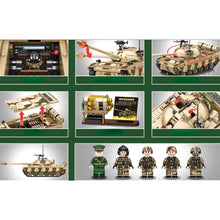 Load image into Gallery viewer, 1102PCS Military WW2 Type 88A Main Battle Tank Figure Model Toy Building Block Brick Gift Kids Compatible Lego