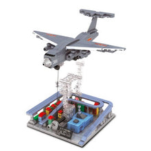 Load image into Gallery viewer, 473PCS MOC Military Xian Y-20 Transport Aircraft Tension Frame Model Toy Building Block Brick Gift Kids Display