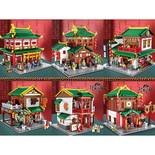 Load image into Gallery viewer, MOC City Street Chinese China Town Traditional Store Tavern Hockshop Model Figures Toy Building Block Brick Gift Kids Compatible Lego