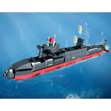 Load image into Gallery viewer, 353PCS Military WW2 Type 094 09-Ⅳ Strategic Nuclear Submarine Model Toy Building Block Brick Gift Kids Compatible Lego