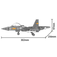 Load image into Gallery viewer, 424PCS Military WW2 J-11 Shenyang Air Fighter Aircraft Figure Model Toy Building Block Brick Gift Kids