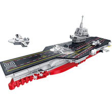 Load image into Gallery viewer, 1002PCS Military WW2 8in1 003 Aircraft Carrier Ship Figure Model Toy Building Block Brick Gift Kids Compatible Lego