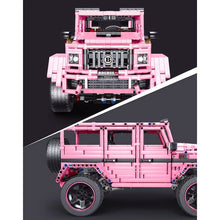 Load image into Gallery viewer, 2829PCS MOC Large Static Technic Pink G Class 6x6 G63 SUV Off Road Car Model Toy Building Block Brick Gift Kids Compatible Lego 1:8