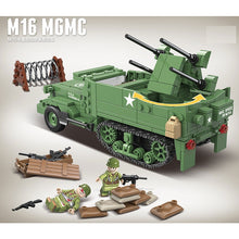 Load image into Gallery viewer, 518PCS Military M16 MGMC Air Defense Vehicle Truck Building Block Brick Figure Toy Gift Set Kids New