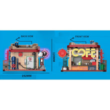 Load image into Gallery viewer, MOC Mini City Street Sushi Coffee Cuisine Restaurant Pharmacy Figure Toy Light Model Building Block Brick Gift Kids Compatible Lego