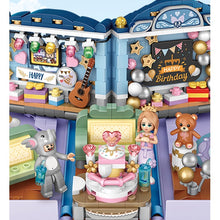 Load image into Gallery viewer, 718PCS MOC Birthday Cute Book Model Figures Toy Building Block Brick Gift Set