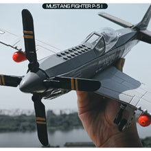 Load image into Gallery viewer, 258PCS Military WW2 P-51 North American Mustang Air Fighter Model Toy Building Block Brick Gift Kids