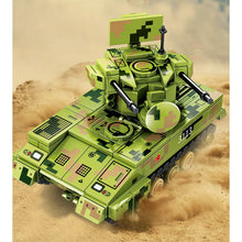 Load image into Gallery viewer, 302PCS MOC Military WW2 PGZ-09 Wheeled Self-Propelled Anti Aircraft Tank Figure Model Toy Building Block Brick Gift Kids Compatible Lego