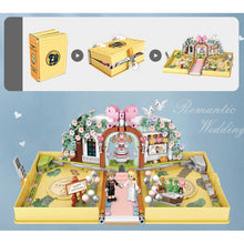 Load image into Gallery viewer, 718PCS MOC Love Wedding Romantic Book Model Figures Toy Building Block Brick Gift Set