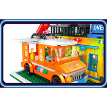 Load image into Gallery viewer, 1489PCS MOC City Street Container Bar Pub Model Toy Building Block Brick Gift Kids Compatible Lego