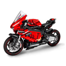 Load image into Gallery viewer, 2008PCS MOC Technic Ducati V4S Motorcycle Motor Bike Model Toy Building Block Brick Gift Kids 1:5