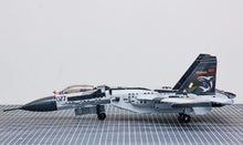 Load image into Gallery viewer, 1011PCS Military WW2 J-15 Flying Shark Flanker-D Air Fighter Aircraft Plane Model Toy Building Block Brick Gift Kids Compatible Lego Display Stand