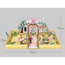 Load image into Gallery viewer, 718PCS MOC Love Wedding Romantic Book Model Figures Toy Building Block Brick Gift Set