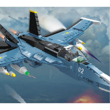 Load image into Gallery viewer, 753PCS MOC Military WW2 F-16 Fighting Falcon Fighter Air Plane Figure Model Toy Building Block Brick Gift Kids