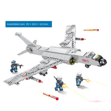Load image into Gallery viewer, 310PCS Military WW2 H-6 Xian Strategic Bombardment Aircraft Figure Model Toy Building Block Brick Gift Kids
