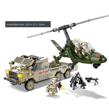 Load image into Gallery viewer, 333PCS Military WW2 Gyroplane Truck Figure Model Toy Building Block Brick Gift Kids