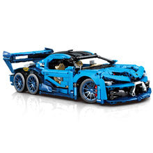Load image into Gallery viewer, 1555PCS MOC Technic Speed Blue Veyron Super Racing Sports Car Model Toy Building Block Brick Gift Kids Compatible Lego