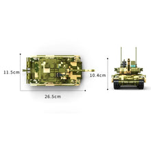 Load image into Gallery viewer, 848PCS Military WW2 99A Main Battle Tank Figure Model Toy Building Block Brick Gift Kids