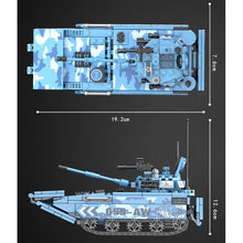 Load image into Gallery viewer, 465PCS Military WW2 ZBD-05 Amphibious Assault Vehicle Tank Figure Model Toy Building Block Brick Gift Kids Compatible Lego