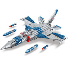 Load image into Gallery viewer, 1079PCS Military WW2 FC-1 JF-17 Air Fighter Thunder Aircraft Figure Model Toy Building Block Brick Gift Kids Compatible Lego