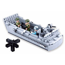 Load image into Gallery viewer, 182PCS Military WW2 LCVP Higgins Landing Craft Figure Model Toy Building Block Brick Gift Kids Compatible Lego
