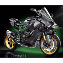 Load image into Gallery viewer, 1858PCS MOC Technic Large Ninja H2R Motorcycle Motor Bike Model Toy Building Block Brick Gift Kids Compatible Lego 1:5
