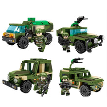 Load image into Gallery viewer, 856PCS Military WW2 8in1 DF-17 Ballistic Missile Truck Figure Model Toy Building Block Brick Gift Kids