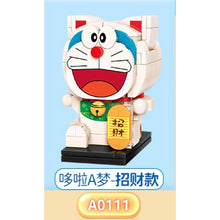 Load image into Gallery viewer, Doraemon Cartoon Comic Mini Figure Minifigure Christmas Construction Action Toy Cute Model Display Building Block Brick Educational Gift Set Kids