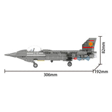 Load image into Gallery viewer, 401PCS Military WW2 Chengdu J-20 Fire Fang Air Fighter Aircraft Figure Model Toy Building Block Brick Gift Kids