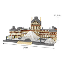 Load image into Gallery viewer, 3377PCS Architecture The Louvre Museum Paris France Model Building Block Brick Toy Display Gift Set Kids New Compatible Lego