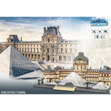 Load image into Gallery viewer, 3377PCS Architecture The Louvre Museum Paris France Model Building Block Brick Toy Display Gift Set Kids New Compatible Lego