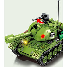 Load image into Gallery viewer, 366PCS MOC Military WW2 Type 59 Medium Tank Figure Model Toy Building Block Brick Gift Kids