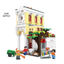 Load image into Gallery viewer, MOC City Street Town China Traditional Store Shop House Model Toy Figure Building Block Brick Gift Kids Compatible Lego