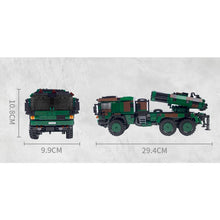 Load image into Gallery viewer, 986PCS WW2 MLRS Multiple Rocket Launcher Truck Model Toy Building Block Brick Gift Kids