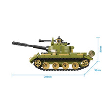 Load image into Gallery viewer, 427PCS Military WW2 T-62 Main Battle Tank Figure Model Toy Building Block Brick Gift Kids