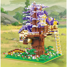 Load image into Gallery viewer, MOC Micro Mini Elf Tree House Garden Figure Model Toy Building Block Brick Gift Kids Cute