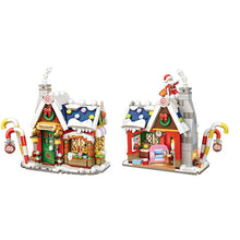 Load image into Gallery viewer, 788PCS Mini Christmas Santa Snowman Tree Gingerbread House Model Building Block Brick Figures Toy Gift Set Kids New