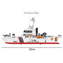 Load image into Gallery viewer, 1213PCS Military Coast Guard Ship Boat Figure Model Toy Building Block Brick Gift Kids Compatible Lego