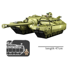 Load image into Gallery viewer, 2986PCS Military WW2 Large T28 Heavy Tank Figure Model Toy Building Block Brick Gift Kids DIY